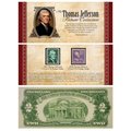 Upm Global UPM Global 12627 The Jefferson Tribute Collection with Rare Dollar 2 Bill 12627